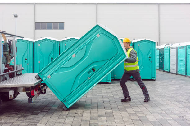 Porta potty delivery and setup in Trappe, PA